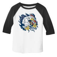 American Flag Eagle Patriot Gift Toddler Fine Jersey T-Shirt