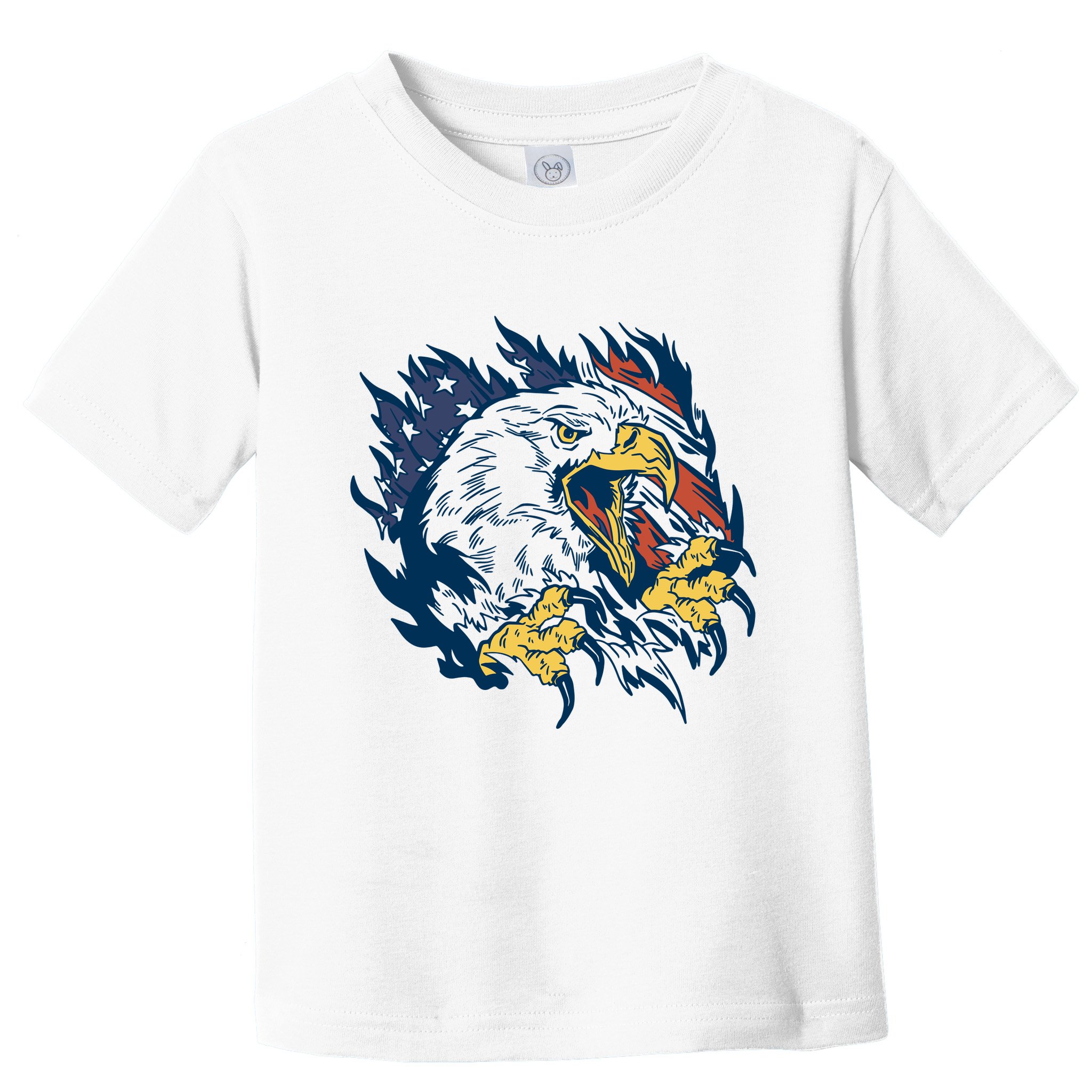 American Flag Eagle Patriot Gift Toddler T-Shirt