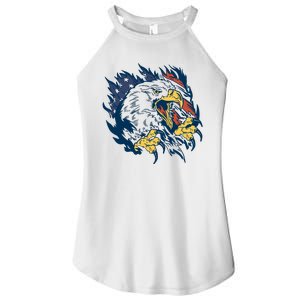 American Flag Eagle Patriot Gift Women's Perfect Tri Rocker Tank