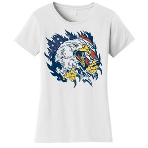 American Flag Eagle Patriot Gift Women's T-Shirt