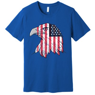 American Flag Eagle Usa Patriotic Gift Premium T-Shirt