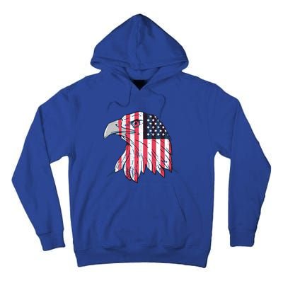 American Flag Eagle Usa Patriotic Gift Tall Hoodie