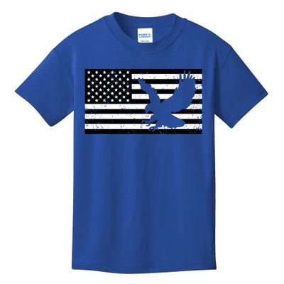 American Flag Eagle Great Gift 4th Of July Tees Patriotic Eagle Great Gift Kids T-Shirt