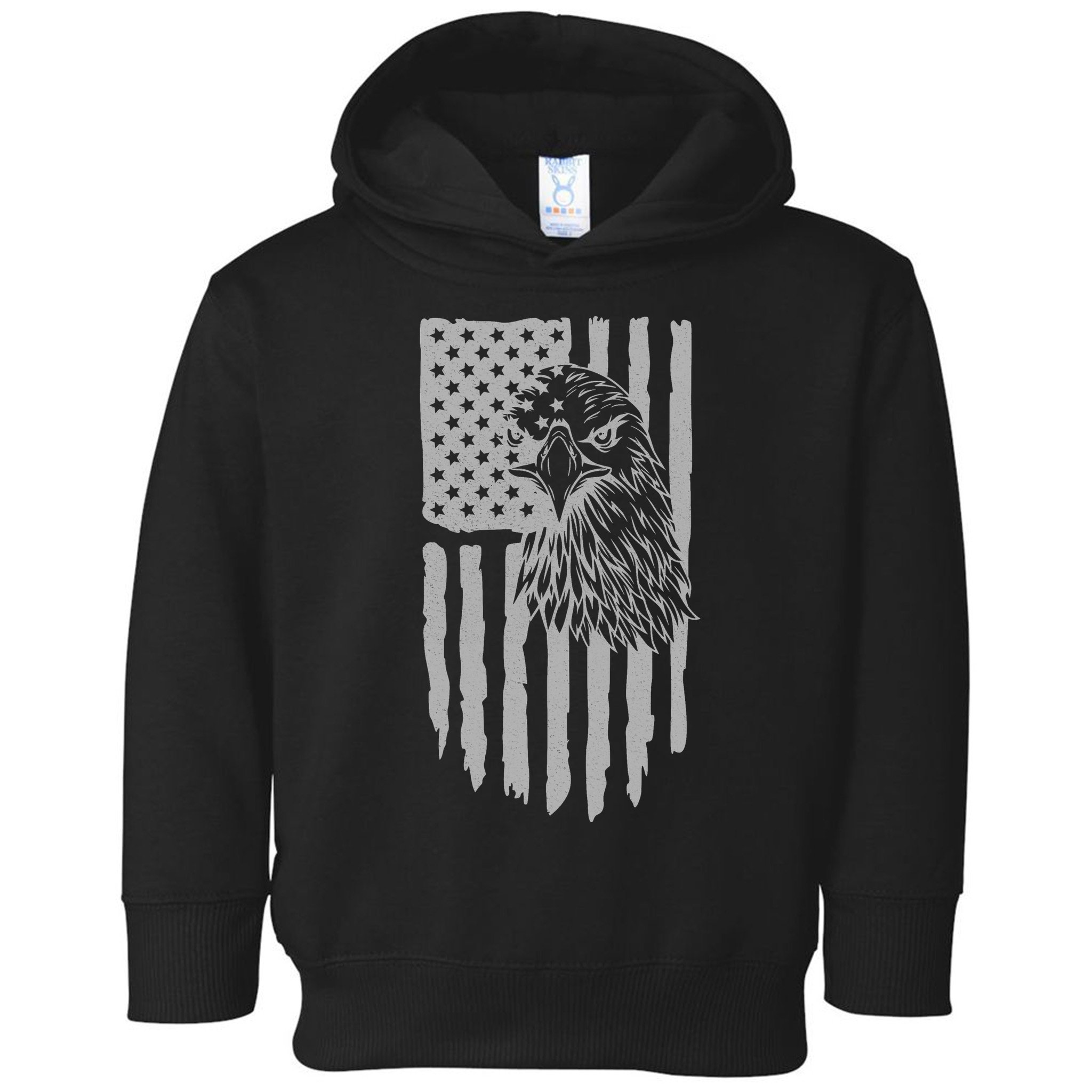 American Flag Eagle Patriot Toddler Hoodie