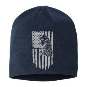 American Flag Eagle Patriot Sustainable Beanie