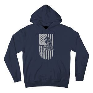 American Flag Eagle Patriot Tall Hoodie