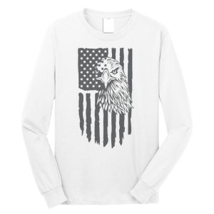 American Flag Eagle Patriot Long Sleeve Shirt