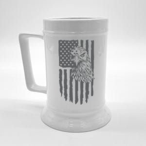 American Flag Eagle Patriot Beer Stein