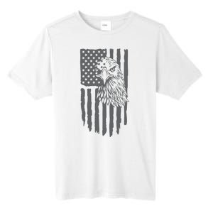 American Flag Eagle Patriot Tall Fusion ChromaSoft Performance T-Shirt