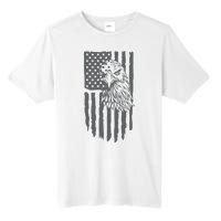 American Flag Eagle Patriot Tall Fusion ChromaSoft Performance T-Shirt