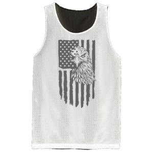 American Flag Eagle Patriot Mesh Reversible Basketball Jersey Tank