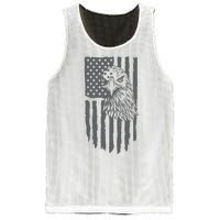 American Flag Eagle Patriot Mesh Reversible Basketball Jersey Tank