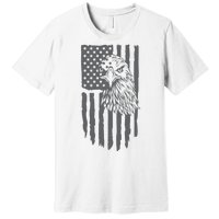 American Flag Eagle Patriot Premium T-Shirt