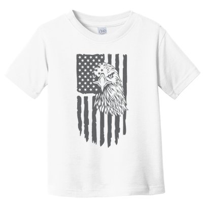 American Flag Eagle Patriot Toddler T-Shirt