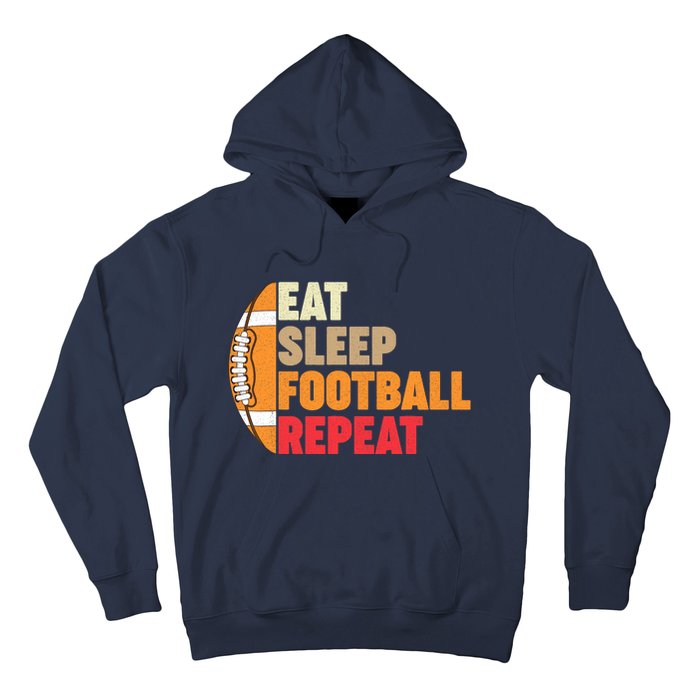 American Football Eat Sleep Football Repeat Hoodie