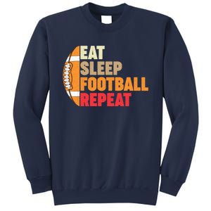 American Football Eat Sleep Football Repeat Sweatshirt