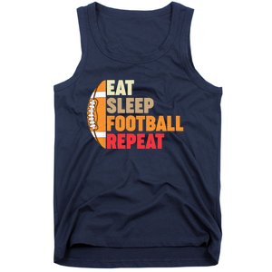 American Football Eat Sleep Football Repeat Tank Top