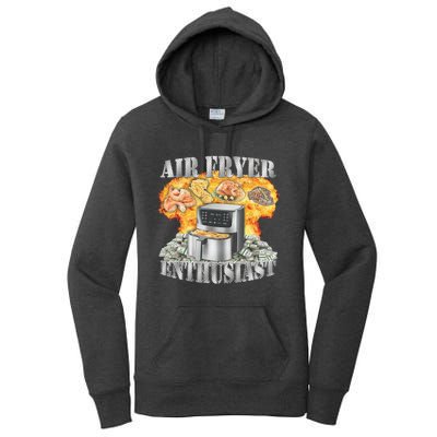 Air Fryer Enthusiast Oddly Specific Meme Funny Sarcasm Women's Pullover Hoodie