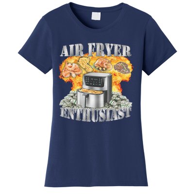 Air Fryer Enthusiast Oddly Specific Meme Funny Sarcasm Women's T-Shirt