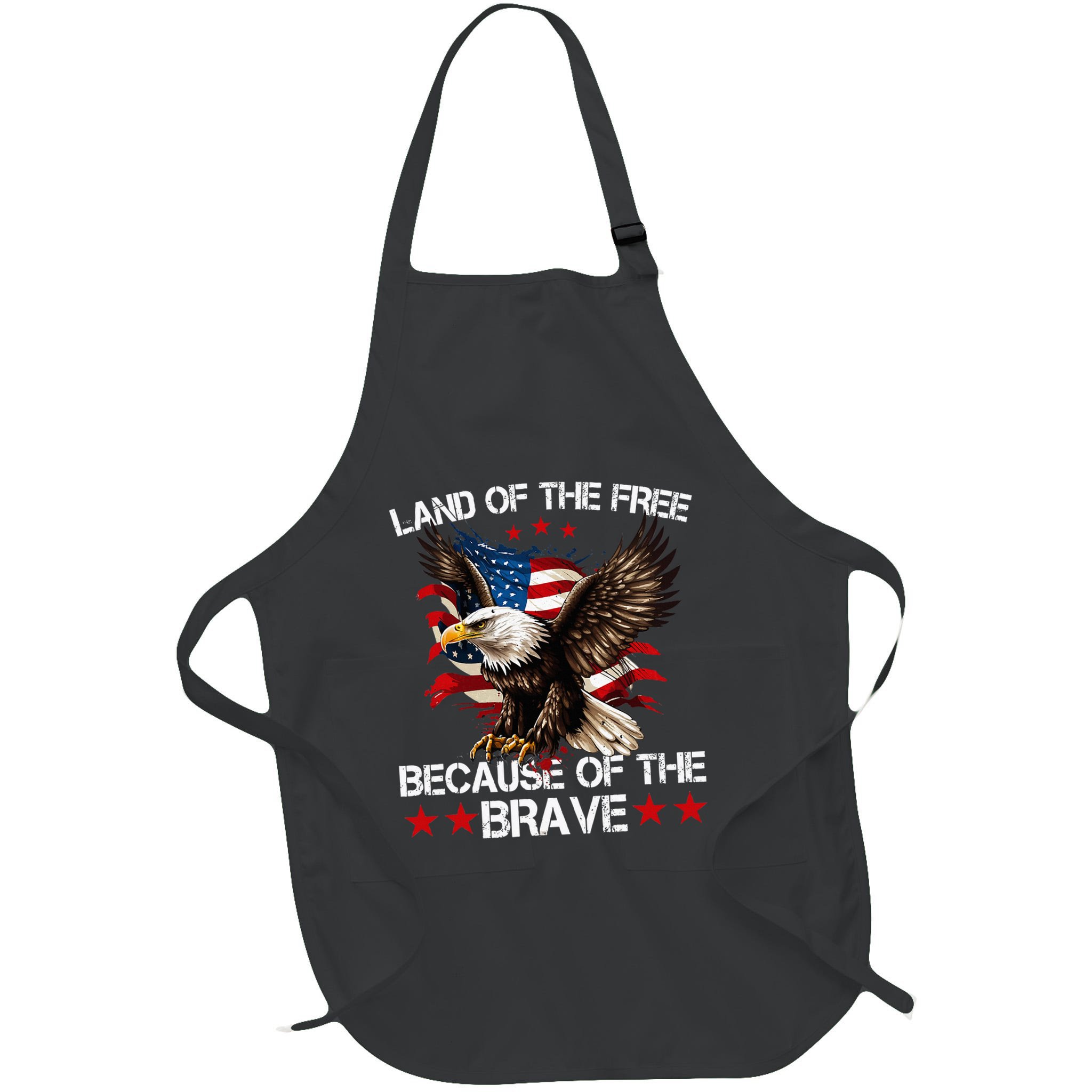 American Flag Eagle 4th Of July Land Of The Free Apron