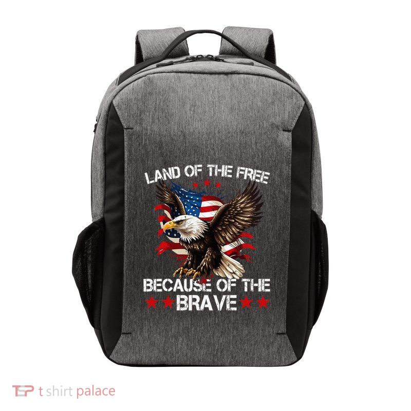 American Flag Eagle 4th Of July Land Of The Free Vector Backpack