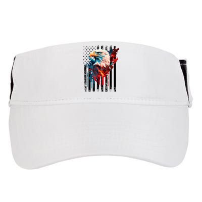 American Flag Eagle Patriots America Eagle Adult Drive Performance Visor