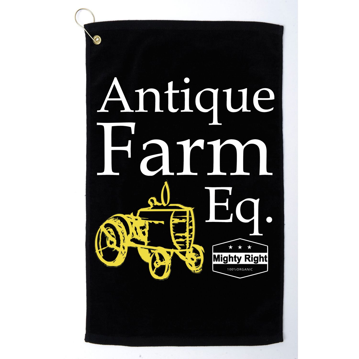 Antique Farm Equipment Golf Towel