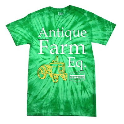 Antique Farm Equipment Tie-Dye T-Shirt