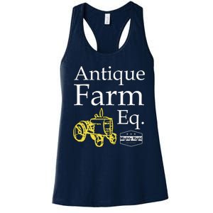 Antique Farm Equipment Women's Racerback Tank