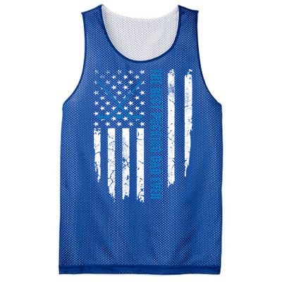 American Flag Funny The Best Pucking Dad Ever Ice Hockey Cute Gift Mesh Reversible Basketball Jersey Tank