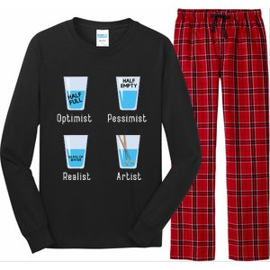 Artist Facts Funny Artists Art Teacher Artistic Graphic Long Sleeve Pajama Set