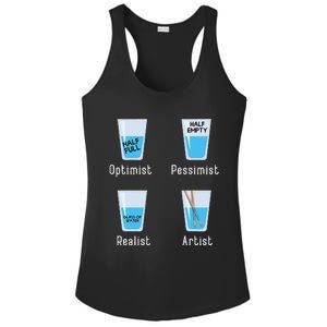 Artist Facts Funny Artists Art Teacher Artistic Graphic Ladies PosiCharge Competitor Racerback Tank