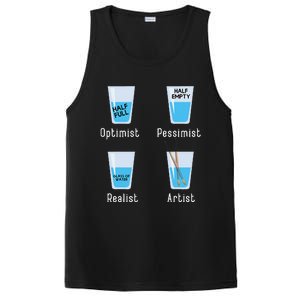 Artist Facts Funny Artists Art Teacher Artistic Graphic PosiCharge Competitor Tank