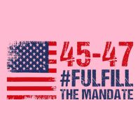 American Flag Fulfill The Mandate 45 47 Premium T-Shirt