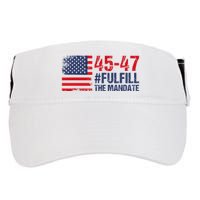 American Flag Fulfill The Mandate 45 47 Adult Drive Performance Visor