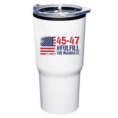 American Flag Fulfill The Mandate 45 47 Tumbler