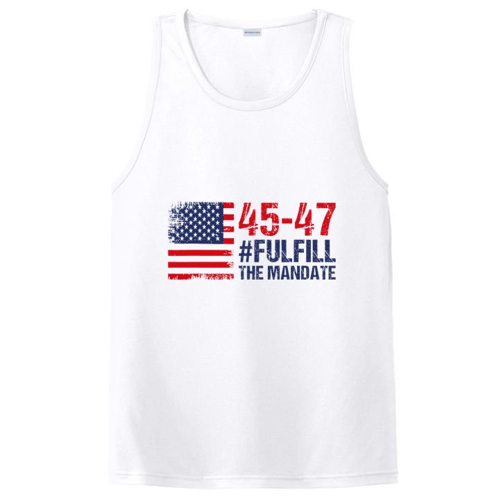 American Flag Fulfill The Mandate 45 47 PosiCharge Competitor Tank