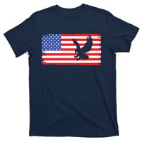 American Flag Flying Eagle T-Shirt