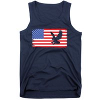 American Flag Flying Eagle Tank Top