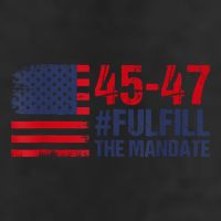 American Flag Fulfill The Mandate 45 47 Cool Comfort Performance Bucket Hat