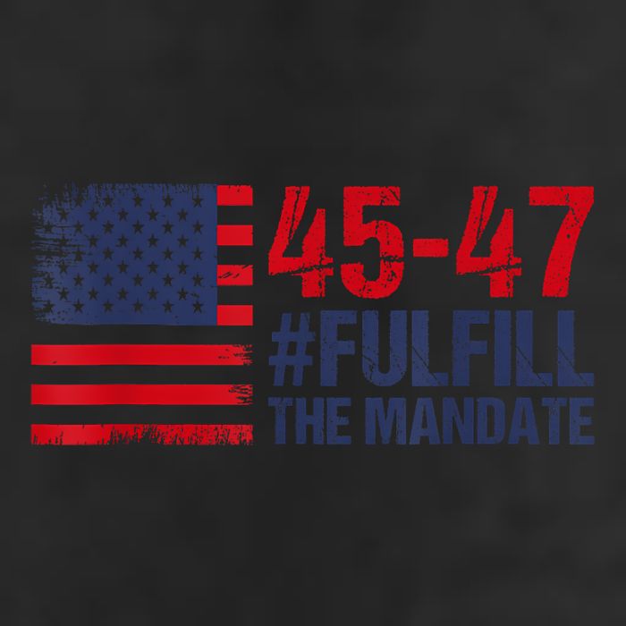 American Flag Fulfill The Mandate 45 47 Cool Comfort Performance Bucket Hat