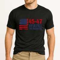 American Flag Fulfill The Mandate 45 47 Cooling Performance Crew T-Shirt