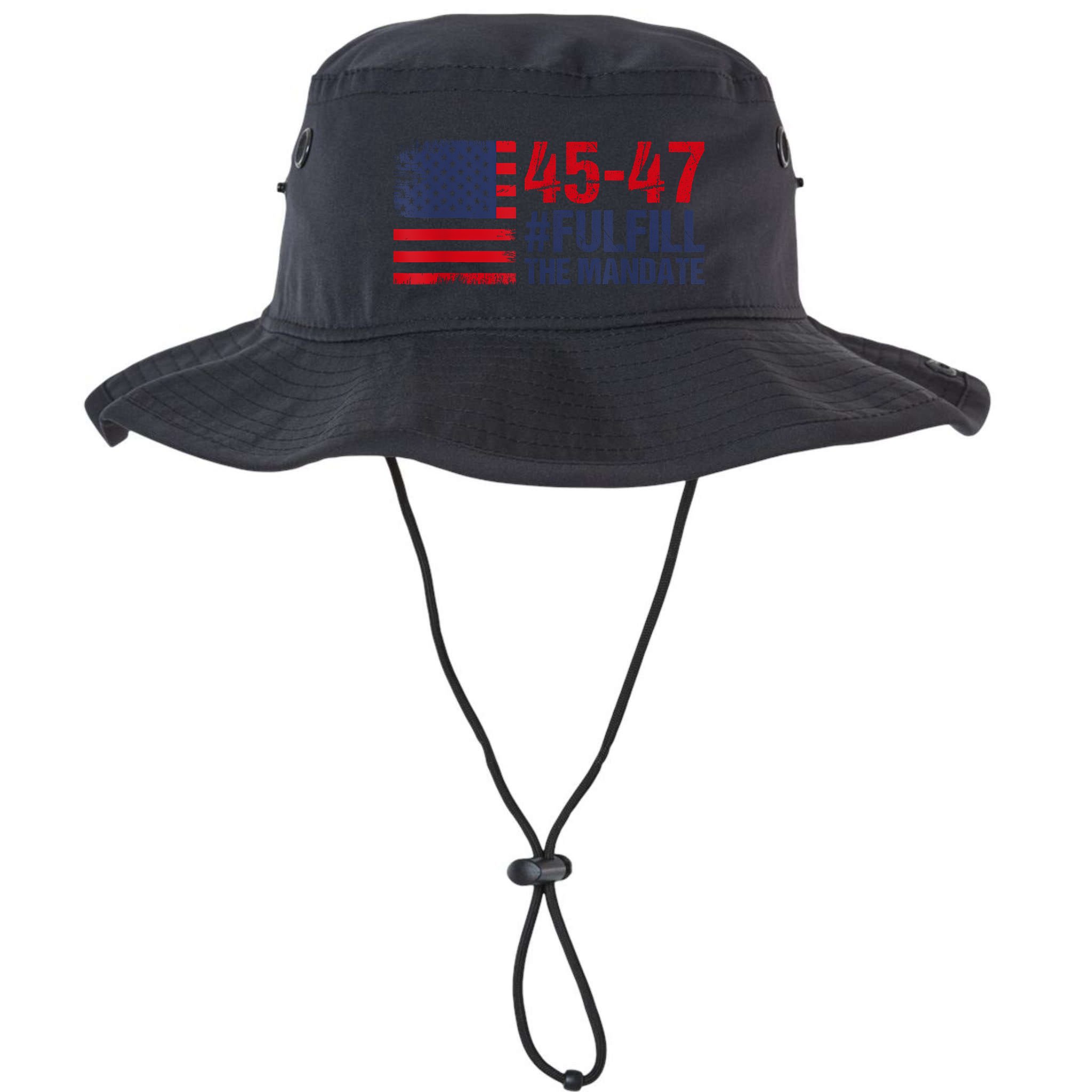 American Flag Fulfill The Mandate 45 47 Bucket Hat