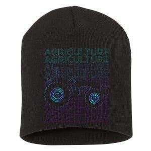 Agriculture Farming Farmer Short Acrylic Beanie