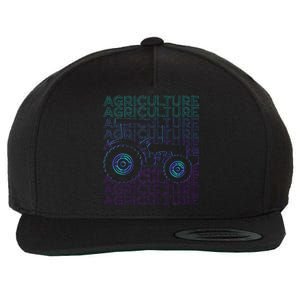 Agriculture Farming Farmer Wool Snapback Cap