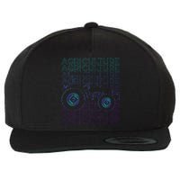 Agriculture Farming Farmer Wool Snapback Cap