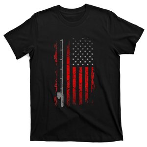 American Flag Fishing Apparel Fishing T-Shirt