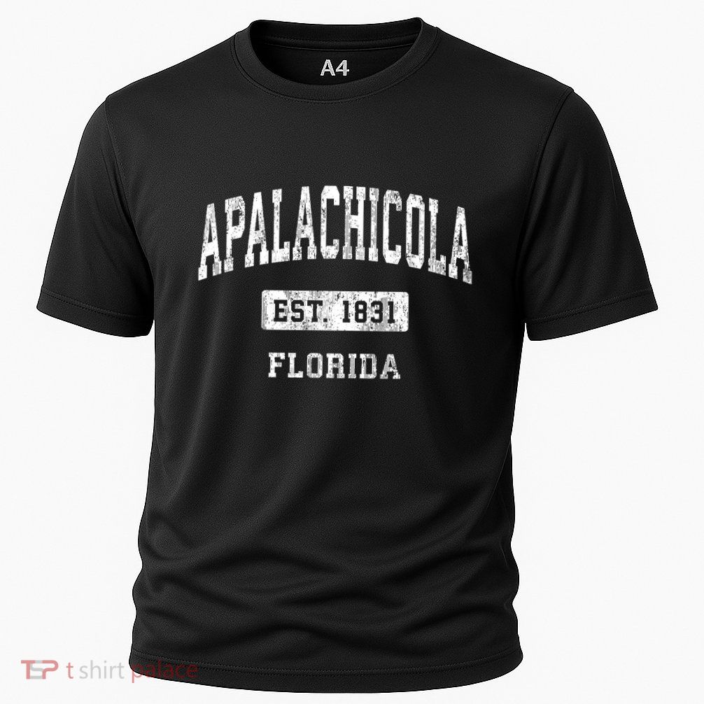 Apalachicola Florida Fl Vintage Sports Established Performance Shirt