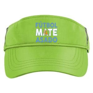 Argentina Flag Futbol Mate Asado Argentinian Pride Adult Drive Performance Visor