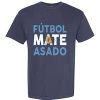 Argentina Flag Futbol Mate Asado Argentinian Pride Garment-Dyed Heavyweight T-Shirt